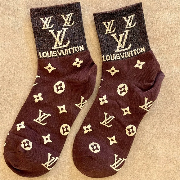 🧦 5 Pairs Monogram Socks 🧦 Bundle Set / 1 color each - Picture 3 of 17